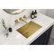Ruvati 16 x 11 inch Brushed Gold Polished Brass Rectangular Bathroom Sink Undermount RVH6107GG - alternate 10